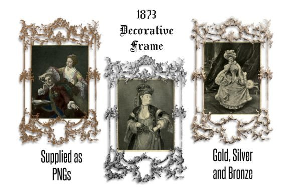 1873 Decorative Frames: Vintage Elegance