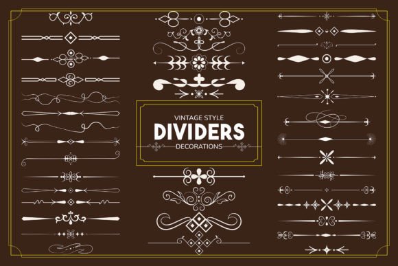 Abstract Decorative Lines Dividers: Timeless Visual Accents