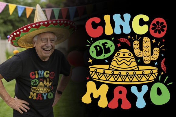 Celebrate with Style: The Versatile Decorative Cinco De Mayo T-shirt Design