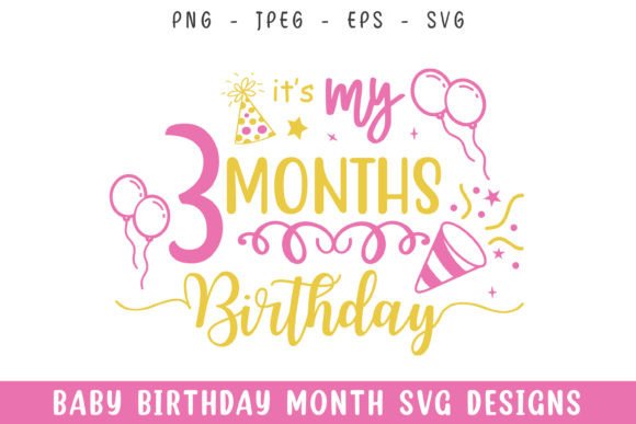 Celebrating the First Quarter: Creative Ideas for Baby Three Months Birthday Decorative Projects