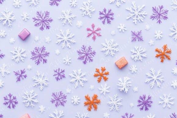 Colorful Snowflakes and Decorative Shapes: A Guide to Flawless Holiday Designs