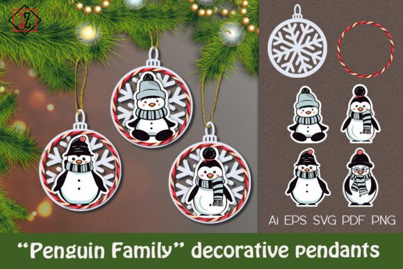 Creating Magic with Penguin Family Decorative Pendants: A Guide to Flawless DIY Holiday Crafts