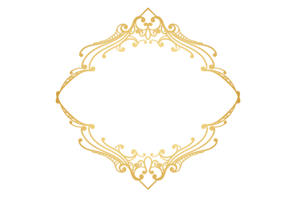 Decorative Golden Frame: Monogram Orname and Its Impact on Modern Design