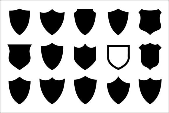 Decorative Shield Logo Stock Vector Art