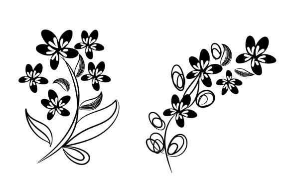 Elevate Designs with Our Floral Decorative Elements