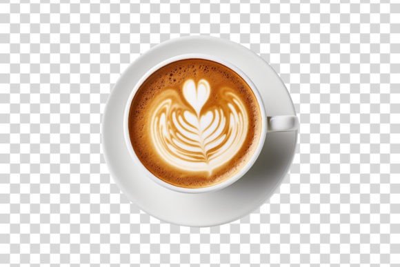Elevate Your Visual Storytelling with Decorative Cappuccino Isolated Image 1