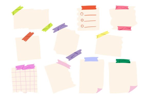 Elevating Organization: The Art of Sticky Notes with Decorative Tapes