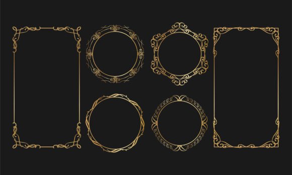 Elevating Visual Identity with a Gold Decorative Frame Collection
