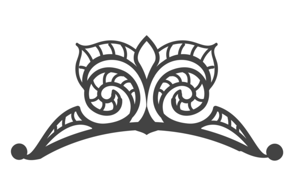 Elevating Visual Identity with the Ornate Diadem Decorative Element: A Guide to Calligraphic Crown Design