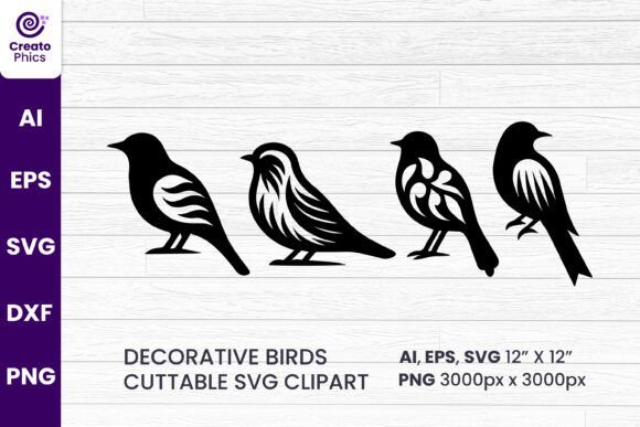 Evaluating the Decorative Birds Silhouette Sublimation SVG Set for Professional Craft Projects