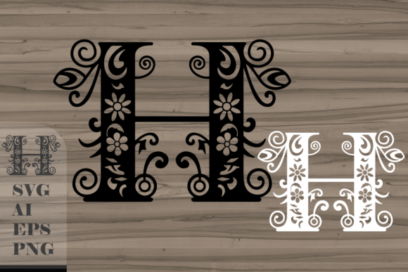 Evaluating the Floral Decorative Letter H for Creative Projects