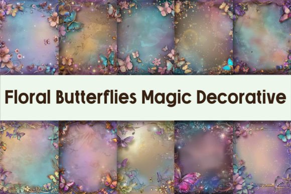 Floral Butterflies Magic Decorative: A Versatile Asset for Modern Creators
