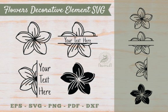 Flowers Decorative Element SVG 10