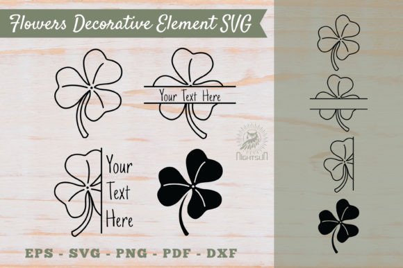 Flowers Decorative Element SVG 3