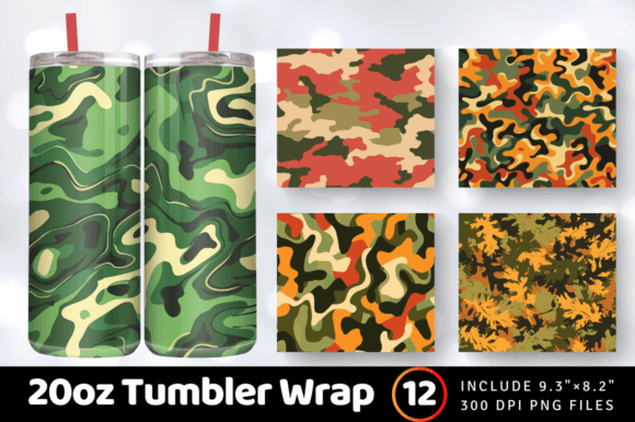 Mastering Sublimation with Decorative Camo Tumbler Wraps for 20 oz Skinny Tumblers