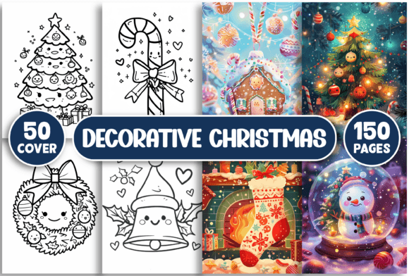 Spark Holiday Joy with Cute Decorative Christmas Coloring Pages for Kids