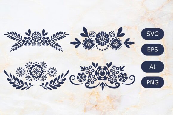 Strategic Application of Decorative Flowers Branch SVG in Modern Design Projects