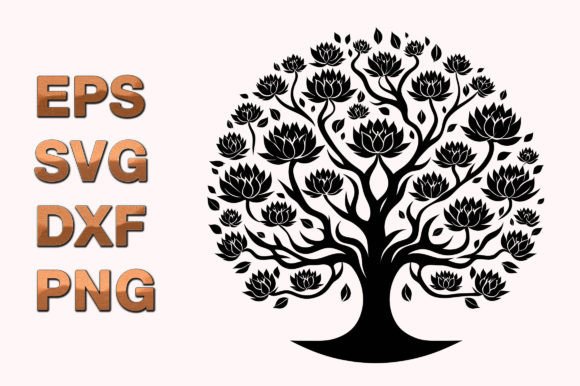 Unlocking Creative Potential with Decorative Tree Silhouette Vector SVG Designs