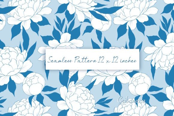 Unlocking Creativity with a Decorative Blue Floral Pattern