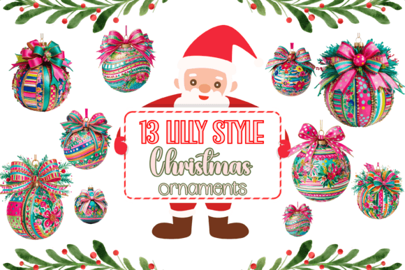 Unlocking Creativity with Decorative Christmas Ornaments Lilly PNG