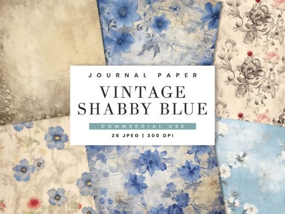 Vintage Decorative Paper Pack for Junk Journals